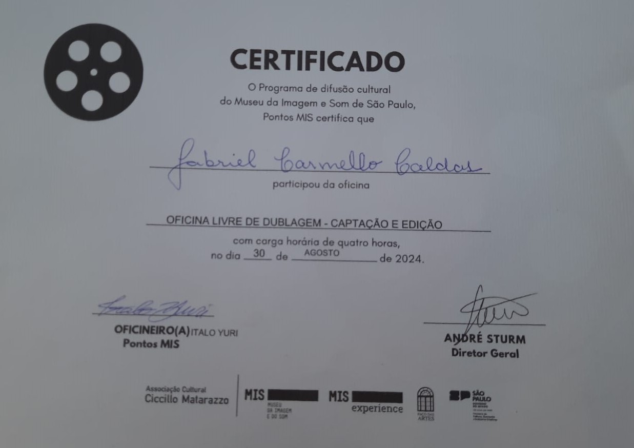 Certificação 1